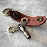 Tackle Timekeepers Drum Key, Brass With Leather Keychain. Fixed Price $19.99.