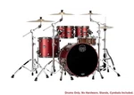 Mapex Saturn Evolution Classic Birch Tuscan Red Lacquer Drums Shells 22 10 12 16. Fixed Price $2969.00.