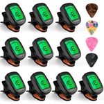 Aarvi Guitar Tuner, Clip-on Digital Chromatic Tuner A-tuner, Black-10-pack. Fixed Price $76.90.