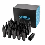 Osias 20pcs M12x1.5 Racing Wheel 60mm Lug Nuts With Socket Key For Honda Black. Fixed Price $19.99.