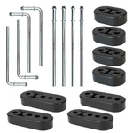 16pcs Rubber Exhaust Hangers, Adjustable 2 Holes And 4 (0.47" Hole Diam.... Fixed Price $69.21.