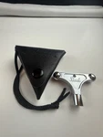 Pearl K025 Drum Key W/ Black Leather 1990s Chrome Made In Japan, Rare. Fixed Price $24.99.