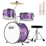 Drum Set 14 Inch 3 Piece Junior Kit Adjustable Throne Purple Eds-180mpe Eastar. Fixed Price $259.99.