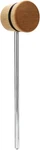 Low Boy Wood Bass Drum Beater - Lightweight Natural W/ Black Stripes. Fixed Price $35.00.