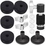 Facmogu 13pcs Cymbal Replacement Accessories, Standard Hi-hat Clutch, Drum Cy.... Fixed Price $25.60.