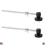 Set Of 2 Bass Drum Pedals - Premium Black Beater & Durable Aluminum Hammer Head. Fixed Price $44.69.
