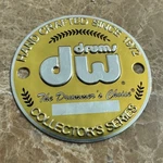 Dw Drum Metal Badge Plate. Fixed Price $26.40.