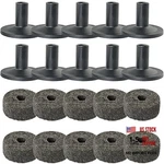 Meetoot 10 Sets Cymbal Stand Felt Washer Gray Drum Sleeves. Fixed Price $19.22.