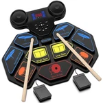 Electronic Drum Set - Yuoioyu Electric Roll Up Portable Kit Mid.... Fixed Price $53.38.