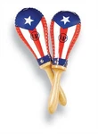Lp Salsa Rawhide Maracas Puerto Rico Flag, Pair. Fixed Price $107.99.