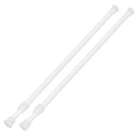 Ginbel Direct 2 Pack Tension Curtain Rod 15.7-28 Inch, 15.7-28", 2pack, White. Fixed Price $16.40.