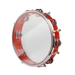 Tambourine Adjustable Tone Hand Drum Double Row Metal Jingles Bell Perfo.... Fixed Price $34.37.