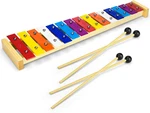 15 Tone Natural Wooden Xylophone For Kids Toddler With Multi-colored Metal Bars. Fixed Price $34.79.
