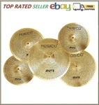 Low Volume Cymbal Pack Golden Mute 14"hi-hat+16"crash+18'crash+20"ride.... Fixed Price $81.60.
