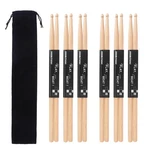 12 Pair 7a Maple Wood Drumsticks With Bag, Drum Sticks For Musical Instrum.... Fixed Price $34.32.