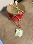 Regency International Velvet Drum Ornament 6 Set Of. Fixed Price $40.00.