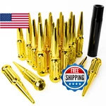 Meilunbs M14x1.5 Spiked Lug Nuts, 3/4" Hex Closed End Nut With 1 Socket Key, Whe. Fixed Price $54.45.