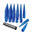 24 Pieces M14x2 Blue Spike Lug Nuts With 1 Socket Key, Hunting Horse 6" Lengt.... Fixed Price $123.30.