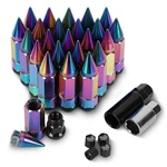 M14x1.5 Spikes Lug Nuts, 24pcs Anti Theft Wheel Nut With 2pcs Socket. Fixed Price $90.40.