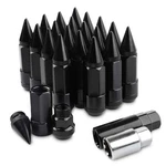 20pcs Anti Theft Spikes Extended Tuner Wheel/rims Lug Nut M12x1.5+socket (bla.... Fixed Price $72.03.