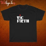 New Vic Firth Logo Black/grey/navy/white Size S-5xl Unisex T-shirt. Fixed Price $21.88.