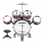 M Sanmersen Toddler Drum Kit Kids Toy Jazz Set 5 Drums With Stool Mini Band. Fixed Price $49.93.