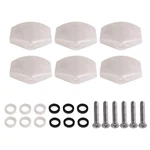 Bqlzr 6pcs Guitar Tuning Peg Caps Tuners Machine Head Pearl White. Fixed Price $13.06.
