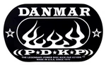Danmar - 210dkf Double Kick Bass Drum Impact Pad Flame. Fixed Price $10.24.