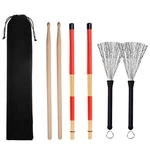 Alnicov Drum Sticks Set 1 Pair 5a Wood 1pair Rods. Fixed Price $25.04.