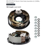 Aeagle 10" Electric Trailer Brake Assembly Kit 3,500 Lbs Axle Left Right. Fixed Price $45.50.