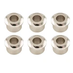 Musiclily Pro 6pcs Nickel Vintage Modern 6mm To 10mm Guitar Tuning Pegs Ferrules. Fixed Price $10.60.