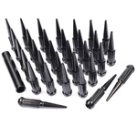 Yyhhzz 2 In 1 32pcs M14 X 1.5 Black Spike Lug Nuts With Socket Key Compatible. Fixed Price $90.14.