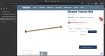 Moen Tr1000bzg Brushed Gold Adjustable Tension Rod 5'-6' , 44" - 72" Inches. Fixed Price $54.88.