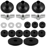 21pcs Cymbal Replacement Accessories - Parts Include Felt Sleeves, Was.... Fixed Price $18.14.