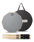 Drum Practice Pad For Drumming And Sticks 12 In,sided With 2 Pairs/4.... Fixed Price $31.99.