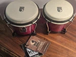 Toca Percussion Synergy Wood Bongos - Rio Red Bongo Drums. Fixed Price $65.00.