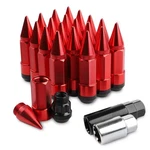 20pcs Anti Theft Spikes Extended Tuner Wheel/rims Lug Nuts M12x1.5+socket (red). Fixed Price $76.61.
