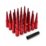 M14x1.5 Red Wheel Spike Lug Nuts, 24 Pcs Nut Accessories With 1 Soc.... Fixed Price $70.49.