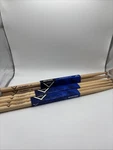 Vater Los Angeles 5a Hickory Drumsticks Wood Tip Lot Of 3 Pairs (vh5aw). Fixed Price $19.99.