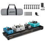 Lekato Guitar Pedal Board, Board With Built-in Power Supply, 19x5.1x1.8.... Fixed Price $80.33.