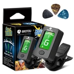 Brotou Guitar Tuner Clip On With Capo For Guitar, Bass, Jt-01, Three. Fixed Price $14.99.