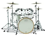 Dw Design Series 4-piece Maple Shell Pack, Gloss White W/chrome Hardware. Fixed Price $1699.00.