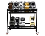 Gator Frameworks Gfw-sdrack-t2 Two-tier Snare Rack W/locking Casters - Open Box. Fixed Price $160.99.