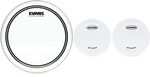 Evans Ec2s Clear Drumhead - 8 Inch + Eqpaf1 Value Bundle. Fixed Price $33.98.