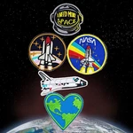 Nasa Space Shuttle Astronaut Patch You Pick Iron-on Or Hook Loop Embroidered. Fixed Price $7.45.