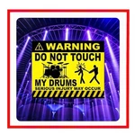Warning Do Not Touch My Drums 8x12 Metal Drummer Gift Music Band Sign Rock. Fixed Price $13.85.