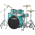 Yamaha Rydeen 5-piece Shell Pack With 22" Bass Drum Turquoise Glitter. Fixed Price $499.99.