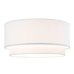 Artiva Usa Large Premium Double Drum Linen Shade Pure White W/ Harp & Finial. Fixed Price $99.99.
