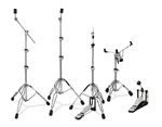 5-piece Drum Pedal, Boom, Cymbal, Snare, Hi-hat Stand Set Pdp Hardware. Fixed Price $429.99.