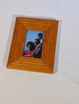 Melannco 2.5x3.5 Wood Picture Frames Brown Tabletop Easel Back Photo Set 2 Decor. Fixed Price $9.99.
